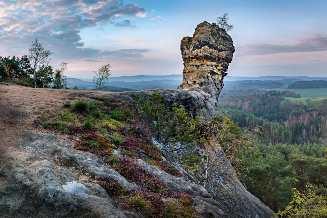 Hlucov Lesni Chalupa Kokorin Esterno foto